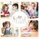 preview thumbnail 22 of 25, Children Wooden Table and Chair Set, Small Table with 2 Chairs for Kids, Gift for Children, Multi Function Kids Table