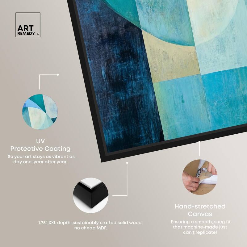 Color Blocks I Canvas by Art Remedy