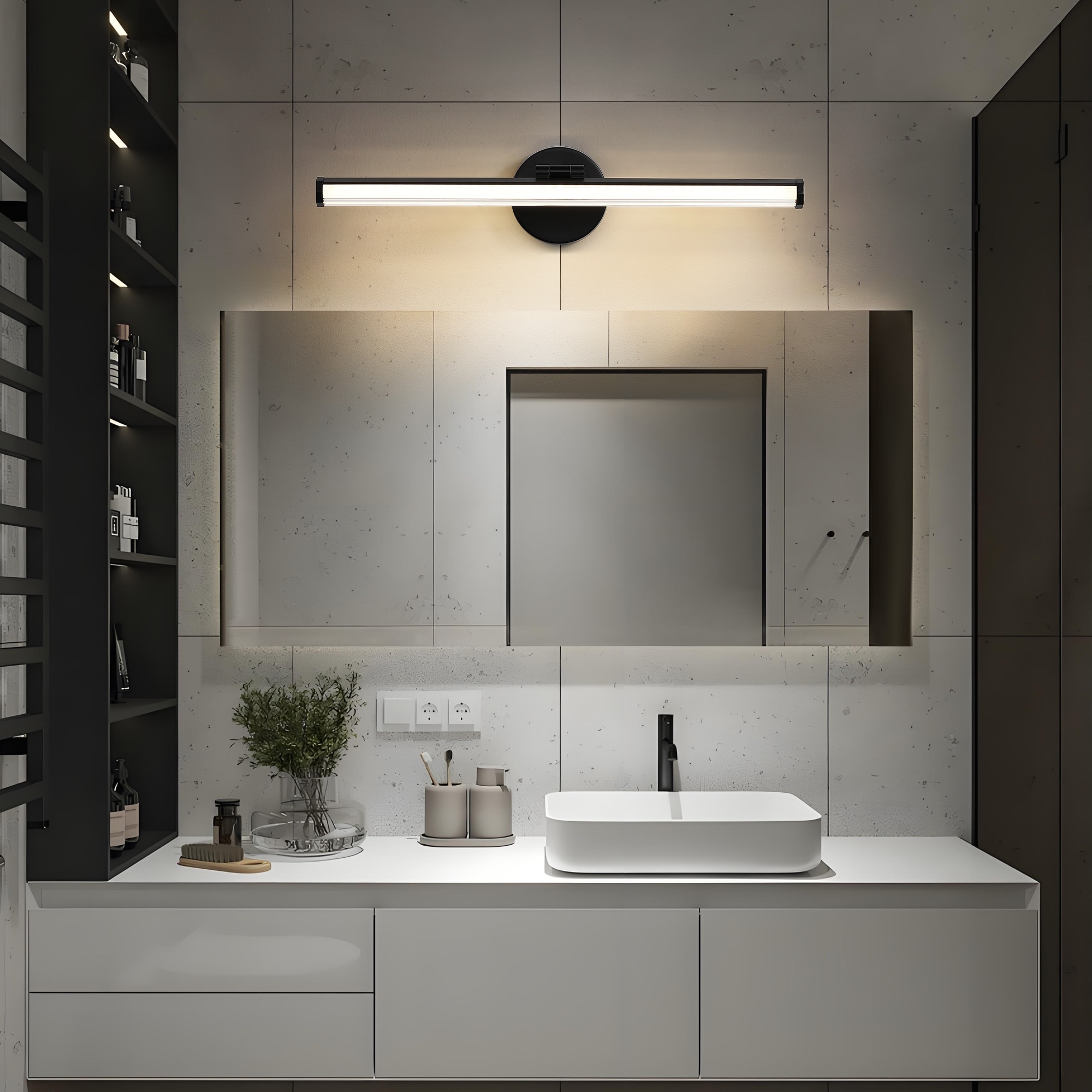 Modern bathroom light bar store