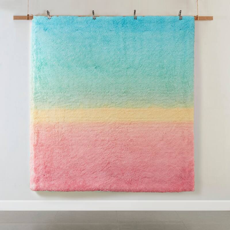 Intelligent Design Talia Ombre Shaggy Faux Fur Comforter Set