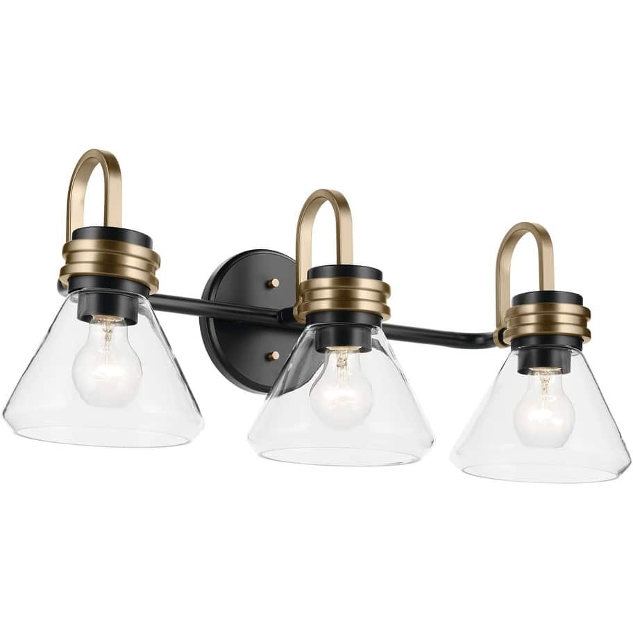 Kichler 55155CLR Farum 3 Light 26" Wide Vanity Light with Clear Glass