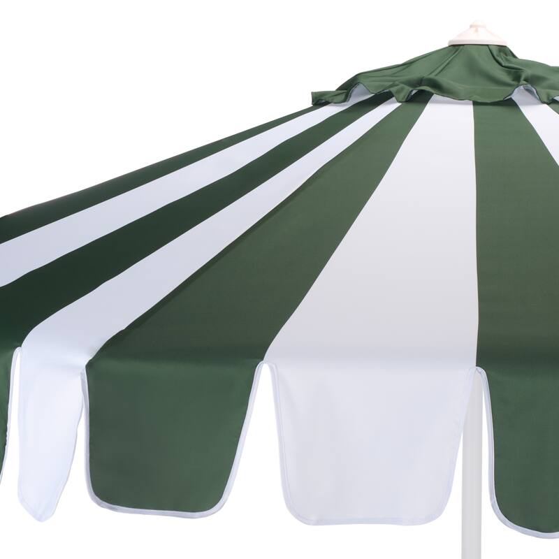 SAFAVIEH Outdoor Living Meze 9ft Crank Umbrella