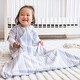 preview thumbnail 2 of 3, HALO SleepSack wearable blanket, 100% cotton, Blue Stripe, L, 12-18M - large