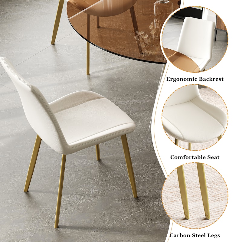 5-Piece 35 Inch Round Dining Sets for Small Space