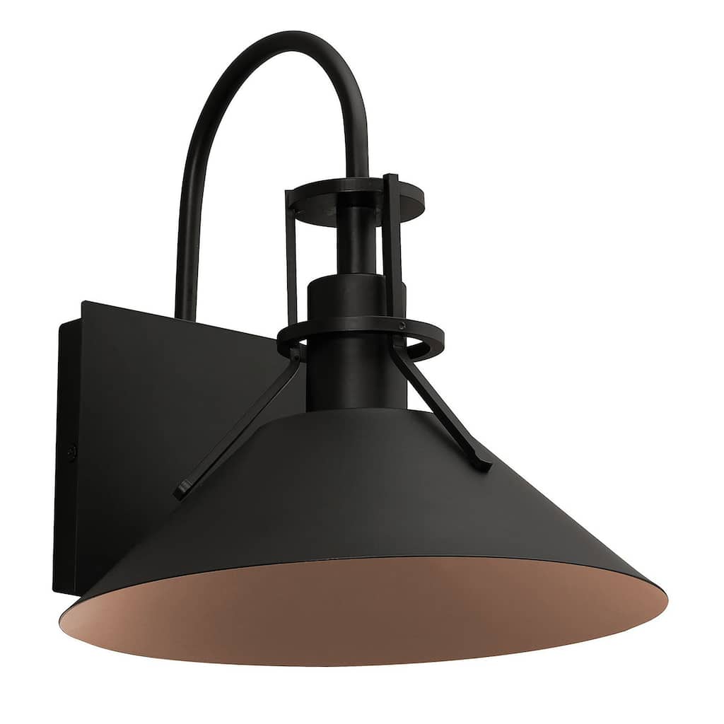 AFX Gus 14'' Outdoor LED Sconce - 20W 120V - Black
