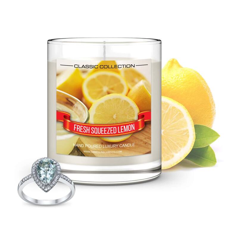 DANIELLA'S CANDLES Fresh Squeezed Lemon Jewelry Candle - earrings