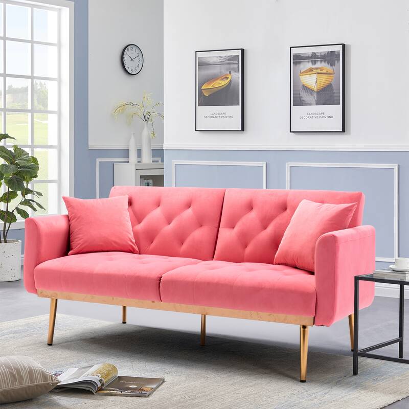 Elegant Convertible Sofa & Sofa Bed Accent Sofa, Loveseat Sofa, Folding