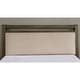 preview thumbnail 8 of 8, Ninn Transitional Grey Wood 5-Piece Padded Platform Bedroom Set with USB by Furniture of America