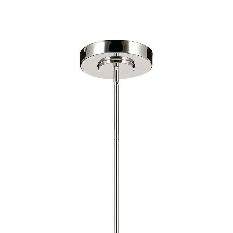 Riven 60.25 Inch LED 1 Light Linear Chandelier with Clear Fluted Glass in Polished Nickel