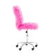preview thumbnail 15 of 52, Clara Faux Fur Armless Office Chair