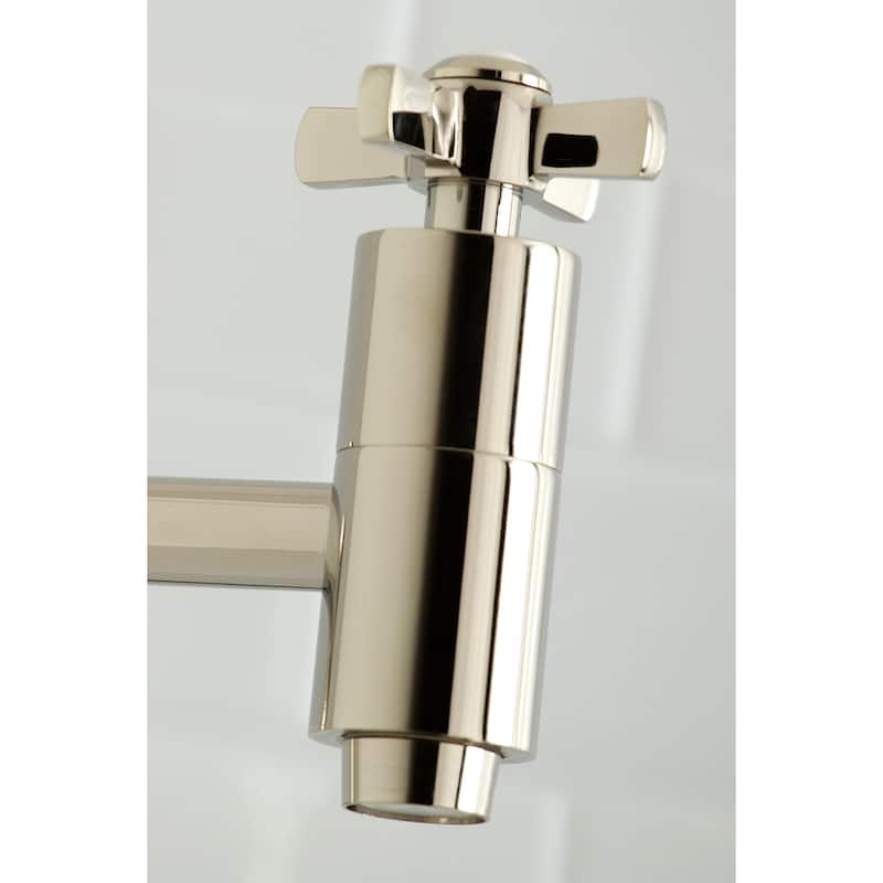 Kingston Brass Millennium Wall Mount Pot Filler Kitchen Faucet