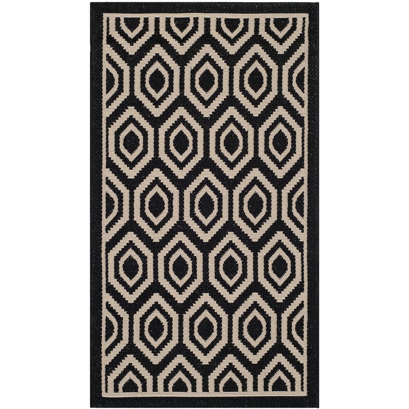 SAFAVIEH Courtyard Carolee Indoor/ Outdoor Patio Backyard Rug