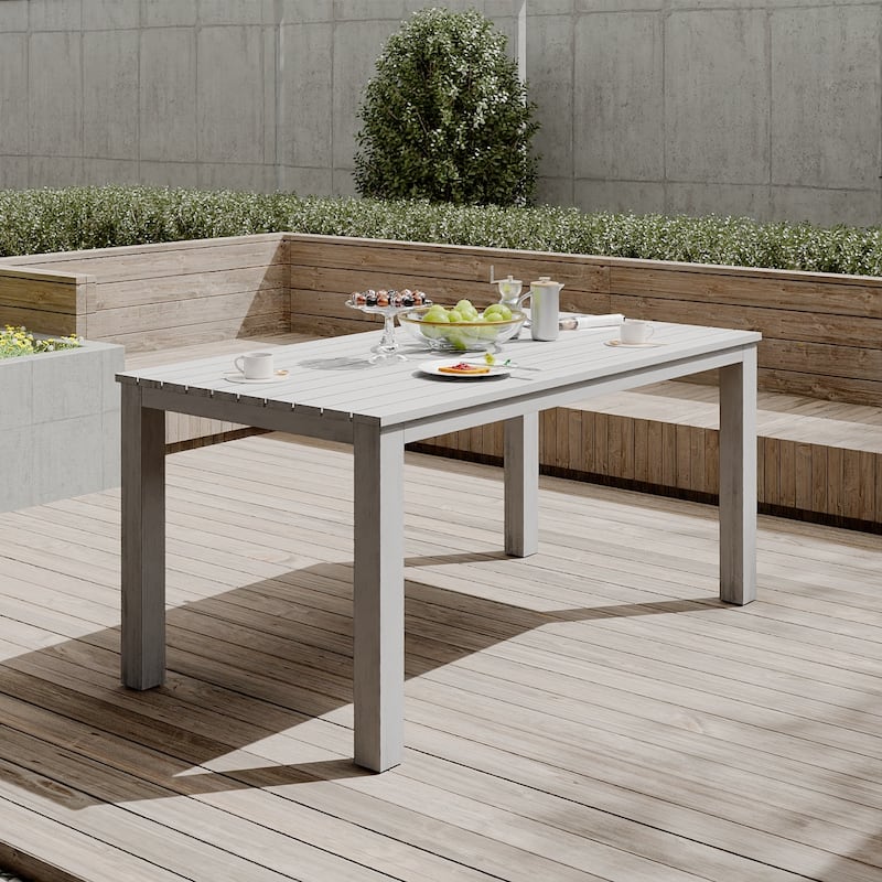 Aluminum Outdoor Dining Tables - Grey