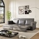 preview thumbnail 14 of 139, 93.7" Chesterfield King Pull Out Sofa Bed Sleeper Sofa with Nailhead Trim