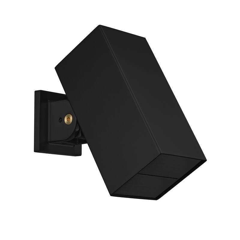 Wall-mounted adjustable showerhead - Rectangle-waterfall - Matte Black
