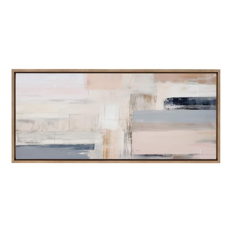 Kate and Laurel Sylvie Rustic Melody Framed Canvas by Amy Lighthall