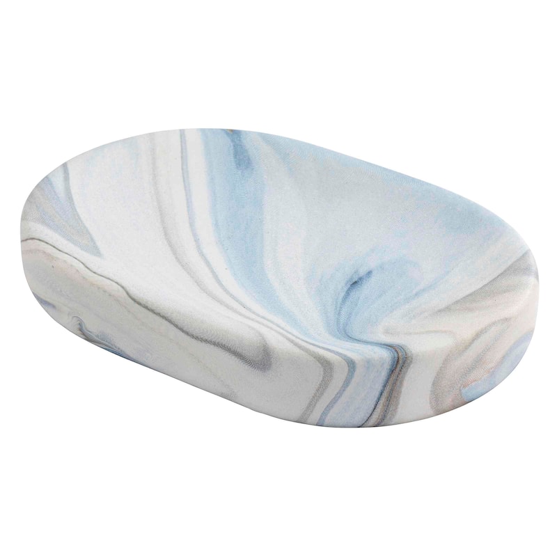 Avanti Linens Waves Blue Soap Dish - Soap Dish