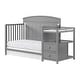 preview thumbnail 3 of 3, Oxford Baby Pearson Crib and Changer Combo - Dove Gray