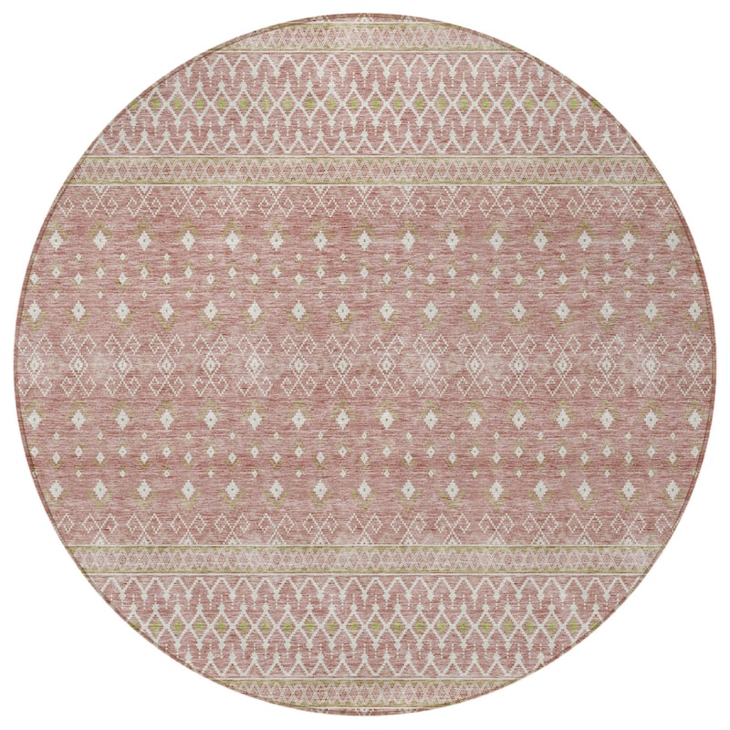 HomeRoots Tribal Transitional Rectangle Outdoor Rug