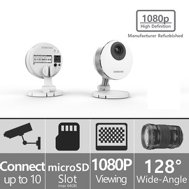 (Manufacturer Refurbished) SNH P6410BMR Samsung SmartCam HD Pro 1080p Full HD Wifi IP Camera