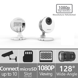 (Manufacturer Refurbished) SNH P6410BMR   Samsung SmartCam HD Pro 1080p Full HD Wifi IP Camera