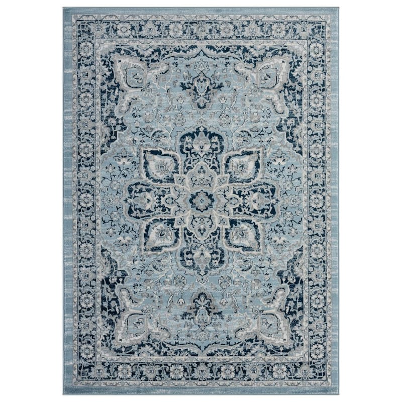 Luxe Weavers Oriental Medallion Floral Area Rug