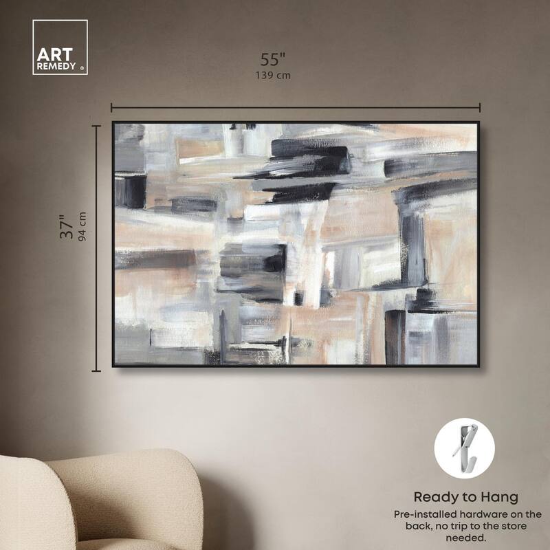 Neutral Nirvana Canvas by Art Remedy