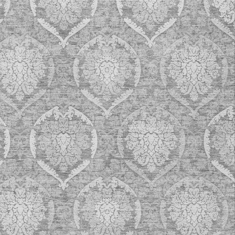 HomeRoots Medallion Transitional Rectangle Outdoor Rug