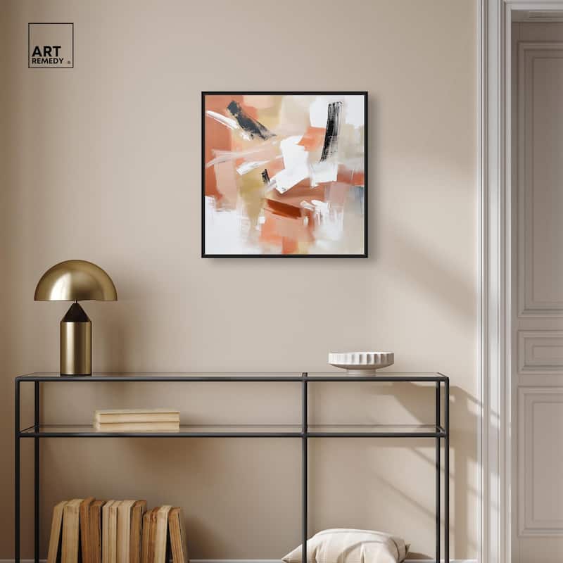 Rose and Rust III Canvas by Art Remedy