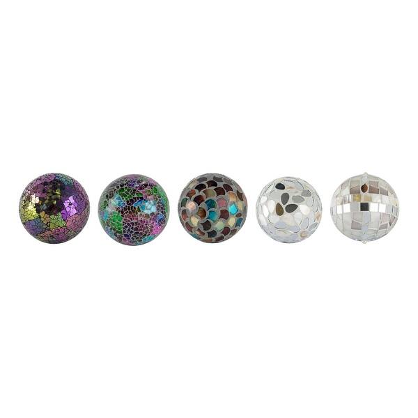 A&B Home Abbot Decorative Mosaic Balls Set of 5 Bed Bath & Beyond