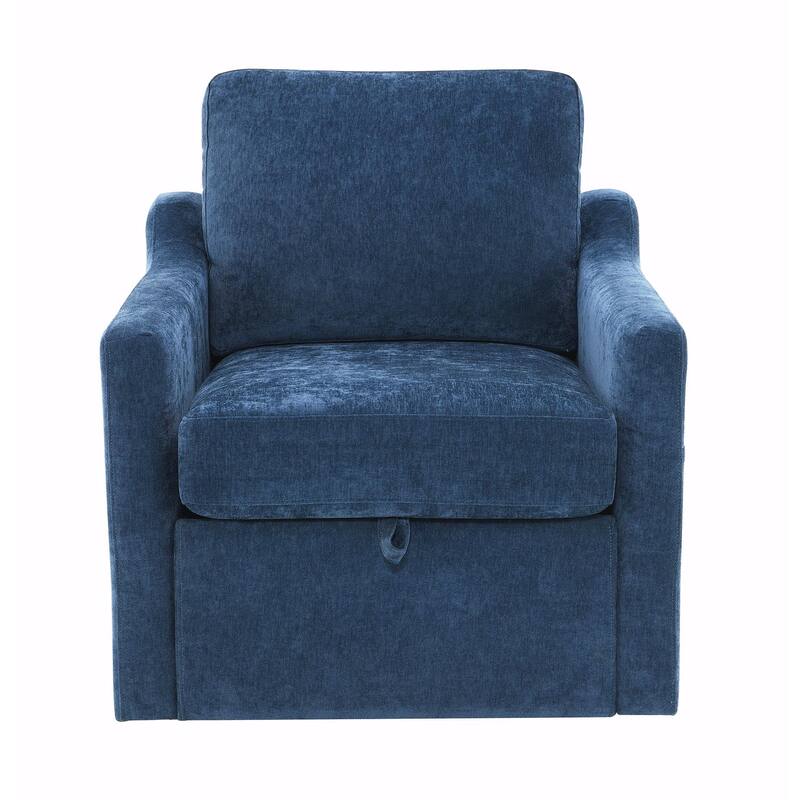 360° Rotating Lounge Chair with Book Pocket
