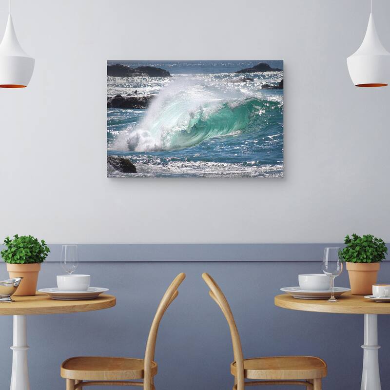 Emerald Seas by Mark Timothy Canvas Art Print