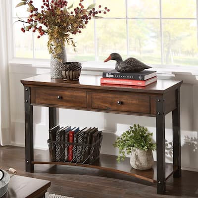 Richter Wood Finish Sofa Table by iNSPIRE Q Classic - Sofa Table