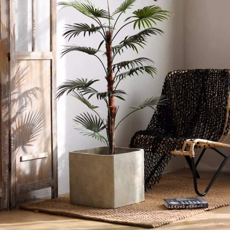 RusticReach StoneGrain Square Planter