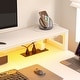 preview thumbnail 6 of 65, Reversible L Shaped Computer Desk with File Drawer & Monitor Stand & Power Outlet & LED Strip, Home Office Desk Corner Desk