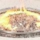 preview thumbnail 38 of 83, COSIEST 42'' Outdoor Round Propane Fire Pit w Wind Guard and Fire Glass