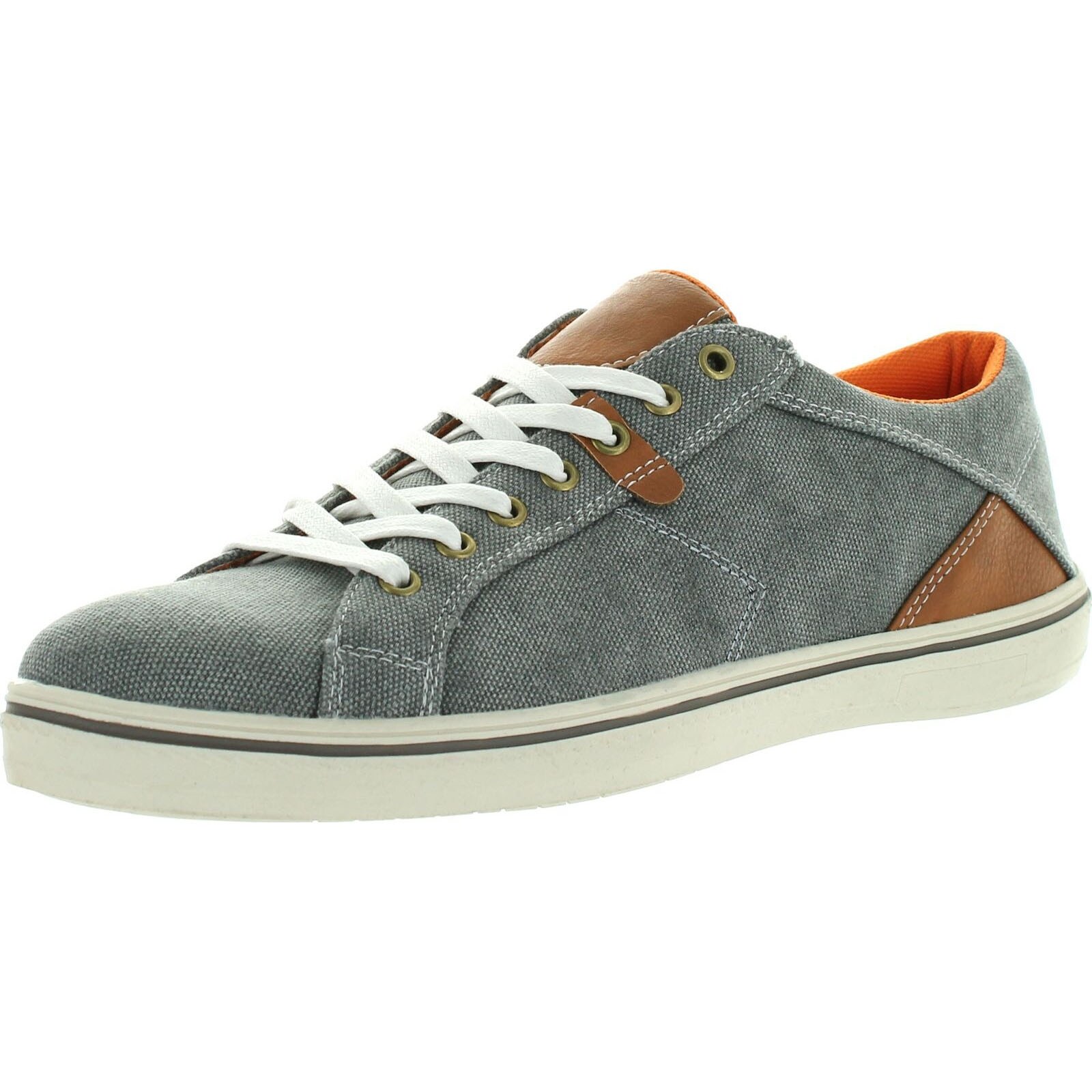Shop Marco Vitale Mens Danny Casual Denim Canvas Lace Up Sneakers
