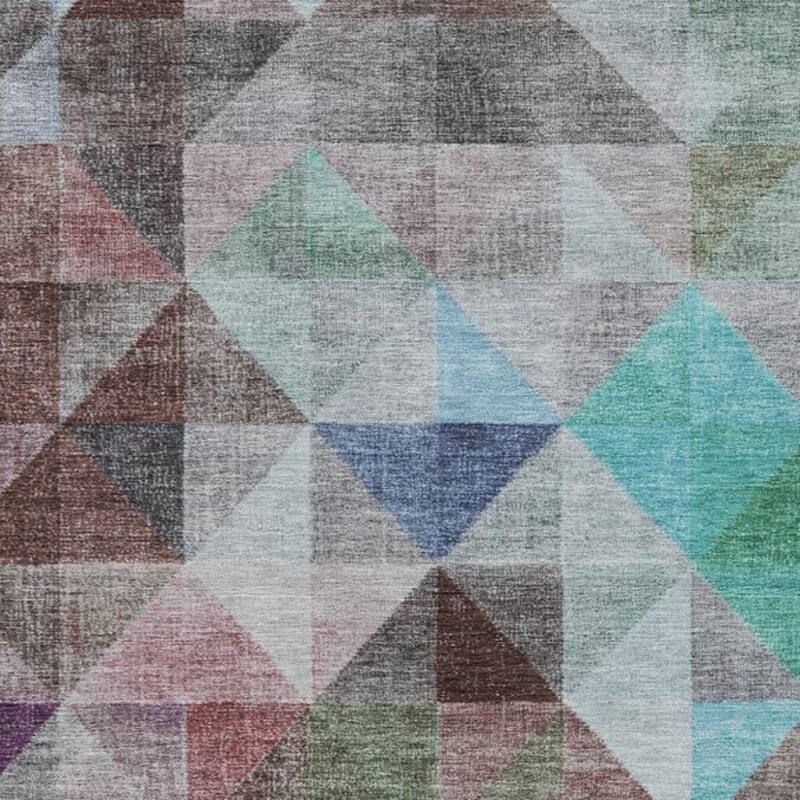 HomeRoots Geometric Transitional Rectangle Outdoor Rug