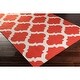 preview thumbnail 26 of 32, Hand-Woven Esme Moroccan Trellis Reversible Flatweave Wool Rug - 4' x 6'
