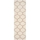 preview thumbnail 119 of 122, SAFAVIEH Hudson Shag Ogee Trellis 2-inch Thick Area Rug 2'3" x 6' Runner - Ivory/Beige