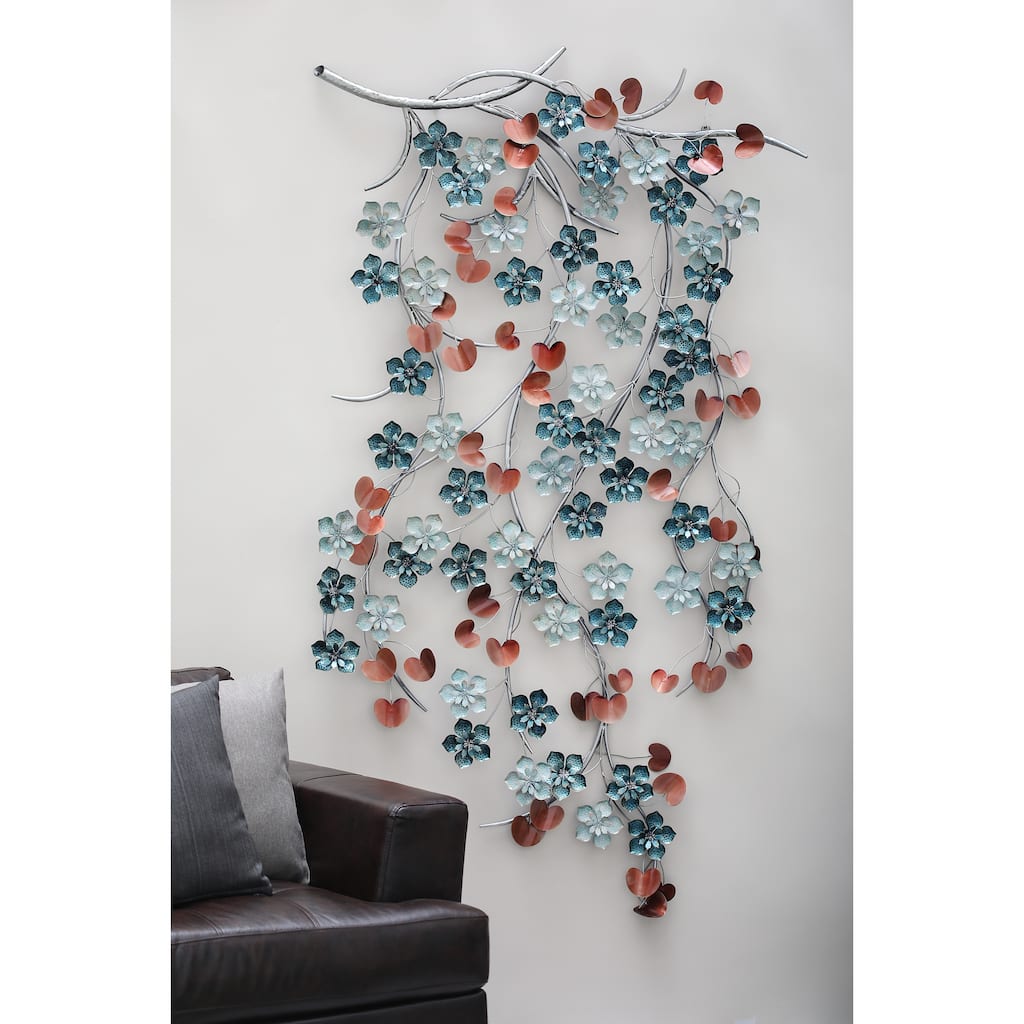 Striking Metal Flower Wall Decor