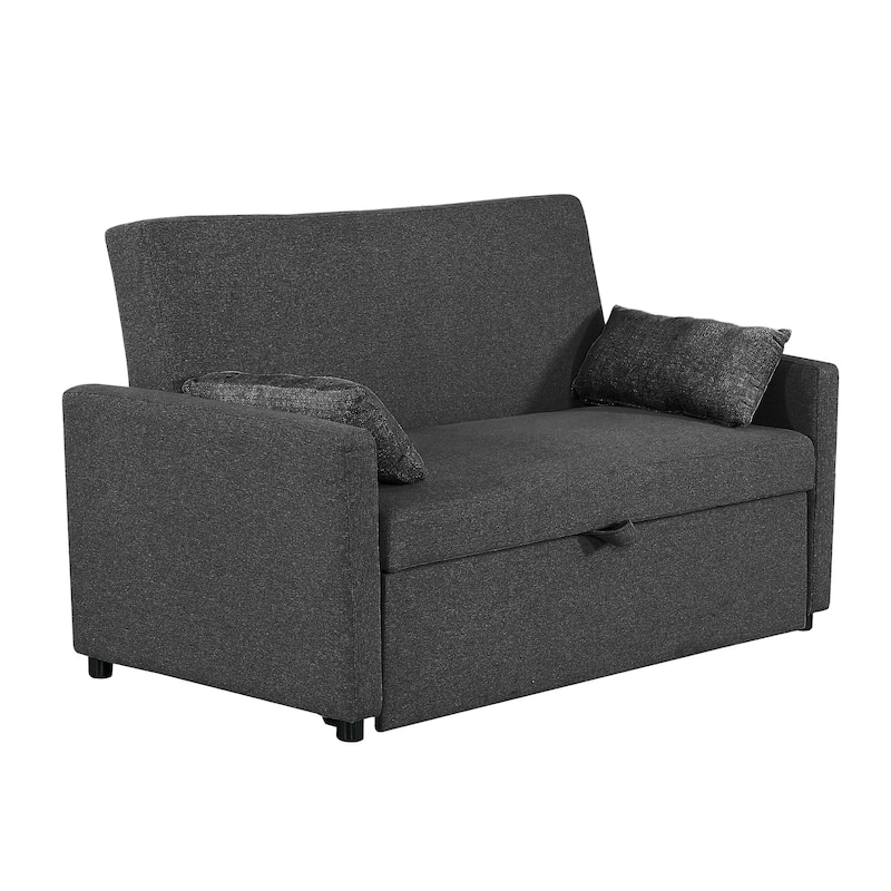 Taite 58 in. Convertible Pull Out Sleeper Sofa Bed