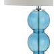 preview thumbnail 37 of 63, JONATHAN Y Ella 27" Glass Triple-Sphere LED Table Lamp, Mercury Silver/Chrome (Set of 2)