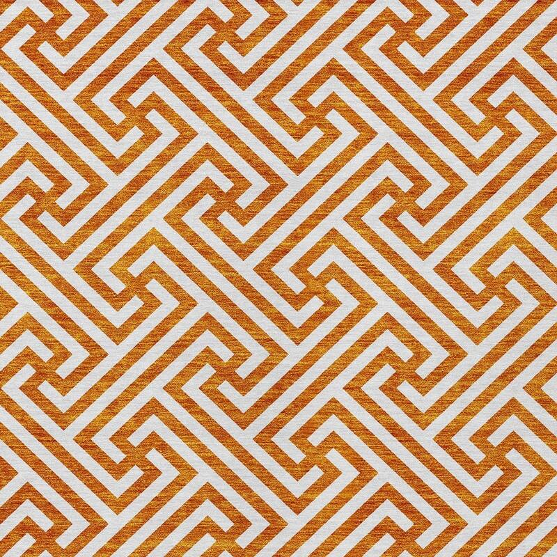 HomeRoots Geometric Transitional Rectangle Outdoor Rug