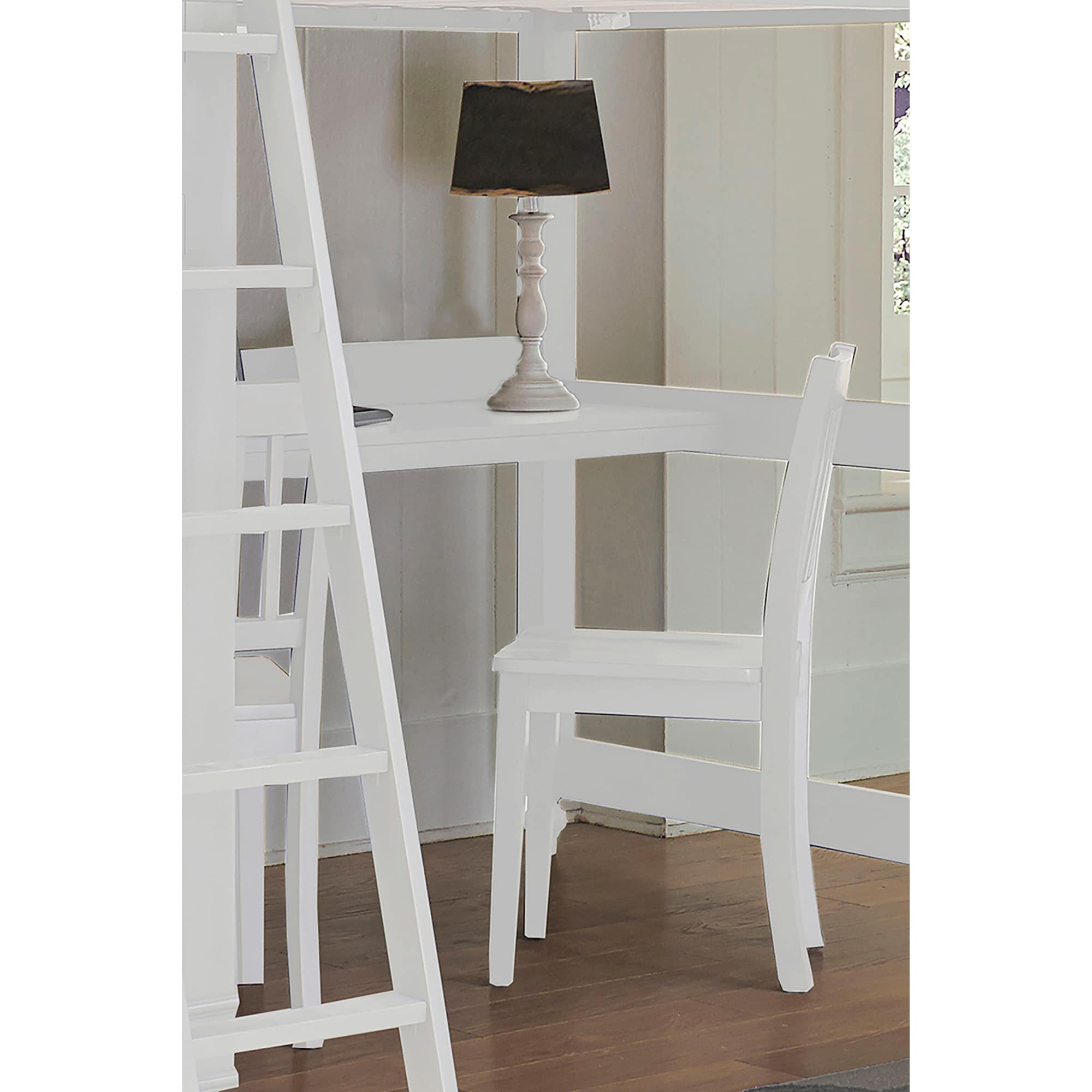 lake house full loft bed with desk