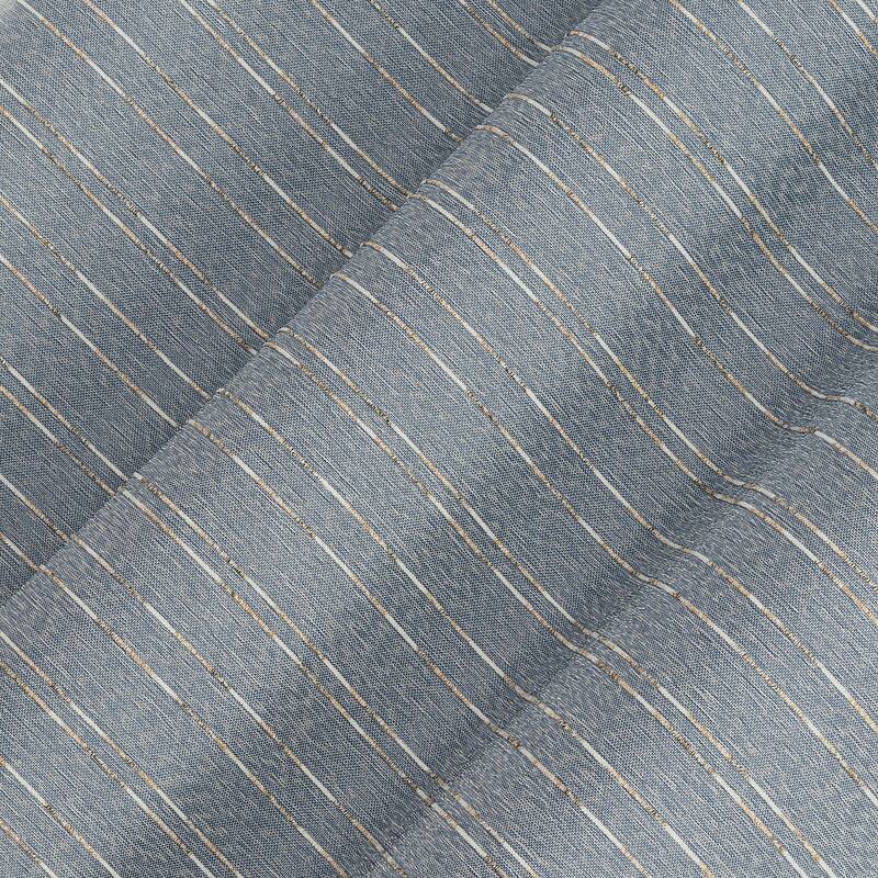 Sun Zero Dresden 2-Piece Slub Detail Magnetic Closure Total Blackout Grommet Curtain Panel Pair