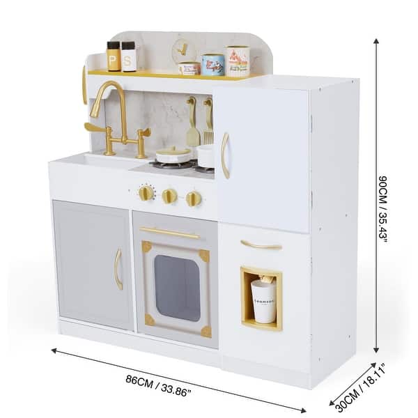 Teamson Kids Little Chef Versailles Classic Play Kitchen and Cookware