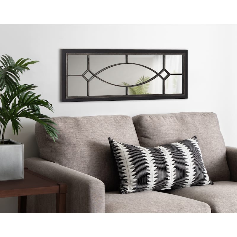 Kate and Laurel Bakersfield Wood Framed Mirror