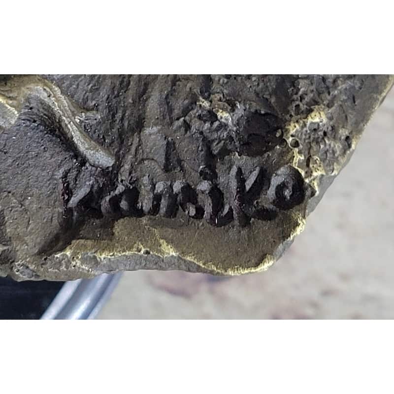 Country Western Wild West Cowboy Gunslinger On Imitative Horseback Bronze Sculpture Decor