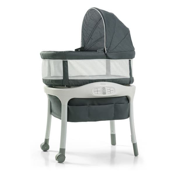 slide 2 of 6, Graco Sense2Snooze Bassinet with Cry Detection Technology, Ellison